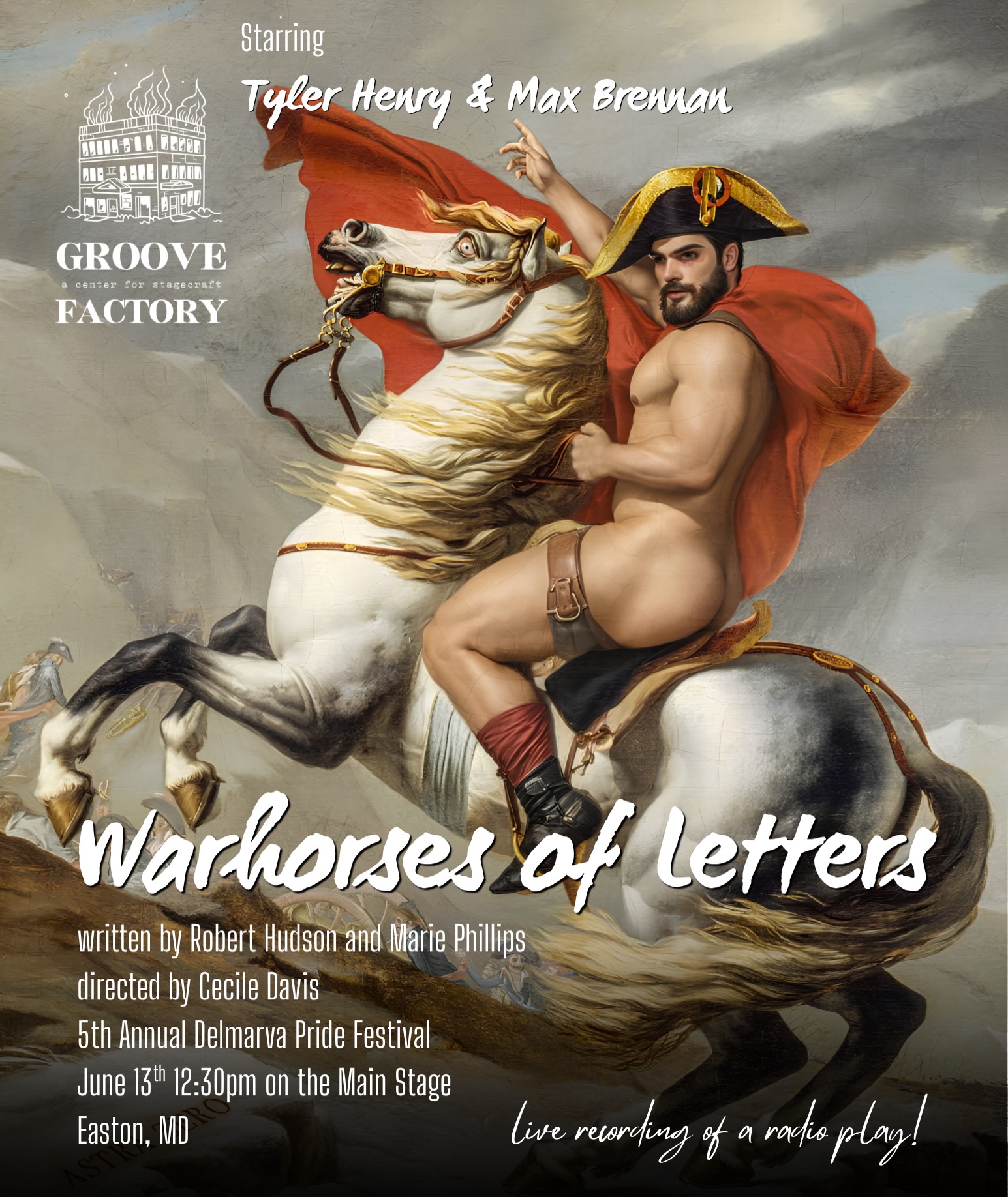 Warhorses of Letters is a live radio play broadcasting presented by Groove/Factory, also known as The Factory Arts Project.